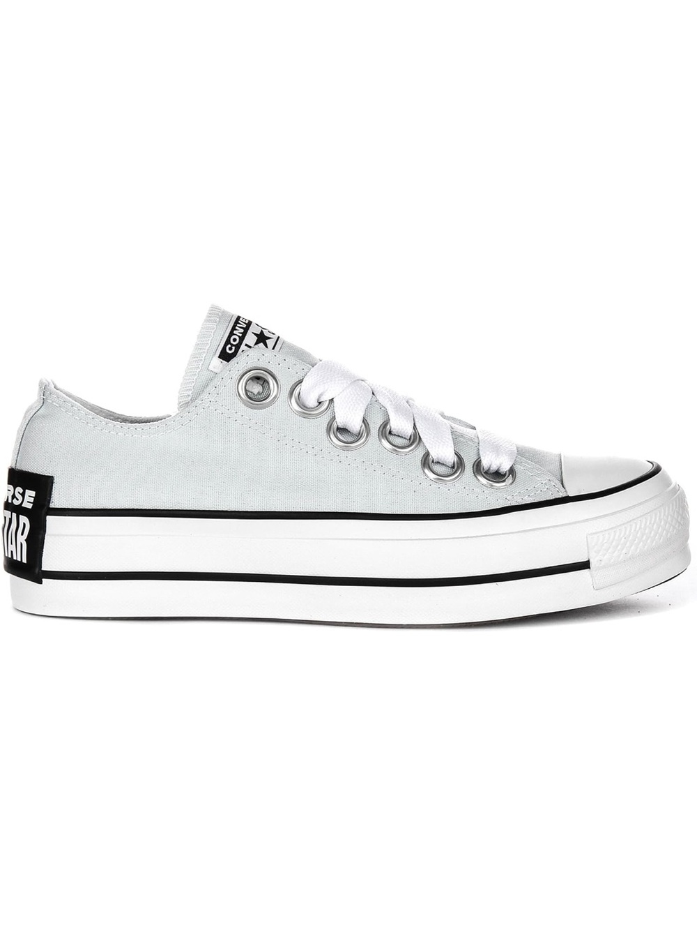 Converse Chuck Taylor All Star Low Top High Lift Platform Sneakers-Light Blue-10